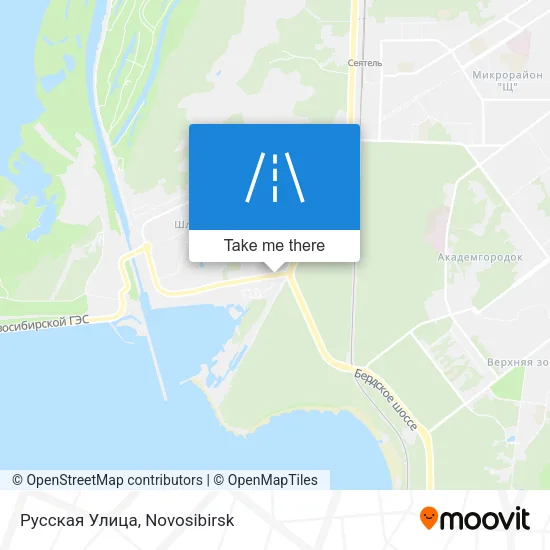 Русская Улица map