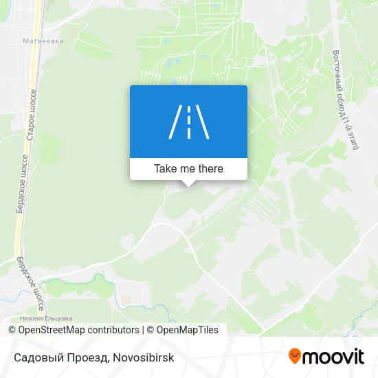 Садовый Проезд map