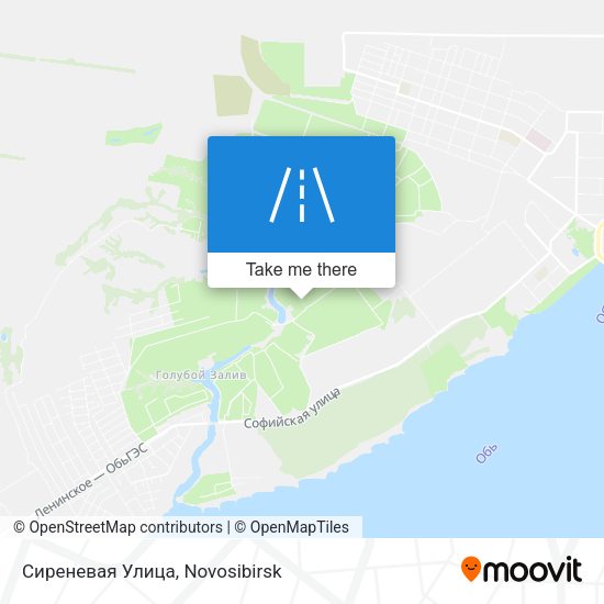 Сиреневая Улица map