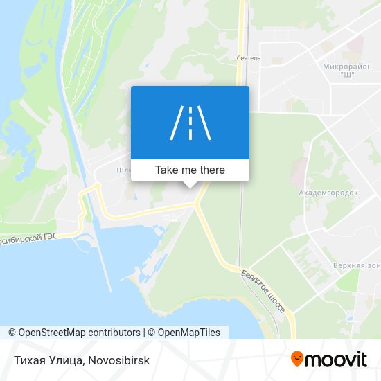 Тихая Улица map
