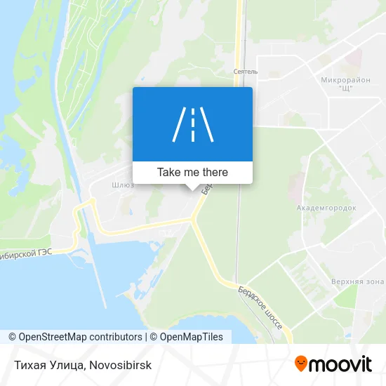 Тихая Улица map