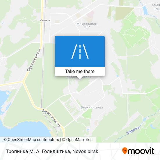 Тропинка М. А. Гольдштика map