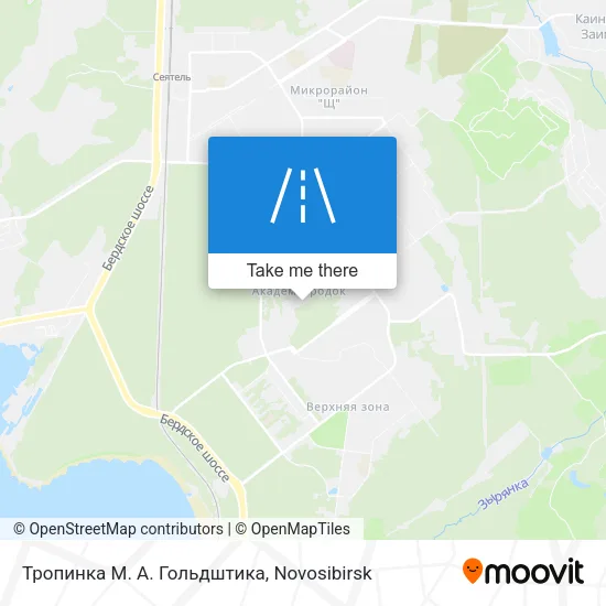 Тропинка М. А. Гольдштика map