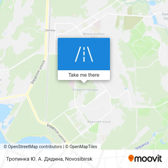 Тропинка Ю. А. Дядина map