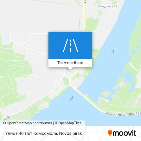 Улица 40 Лет Комсомола map