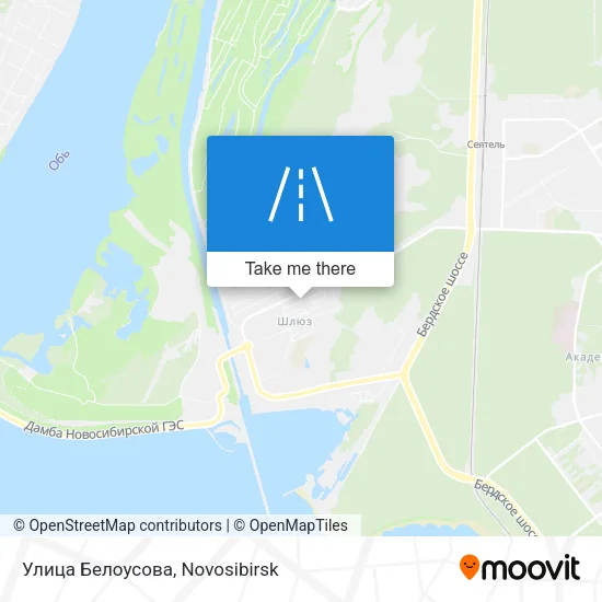 Улица Белоусова map