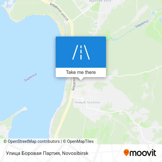 Улица Боровая Партия map