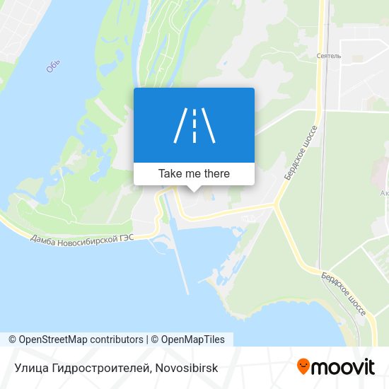 Улица Гидростроителей map