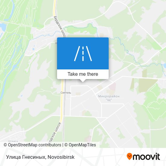 Улица Гнесиных map