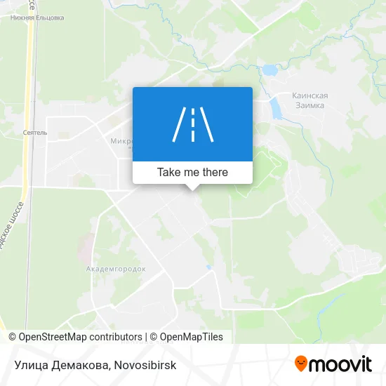 Улица Демакова map