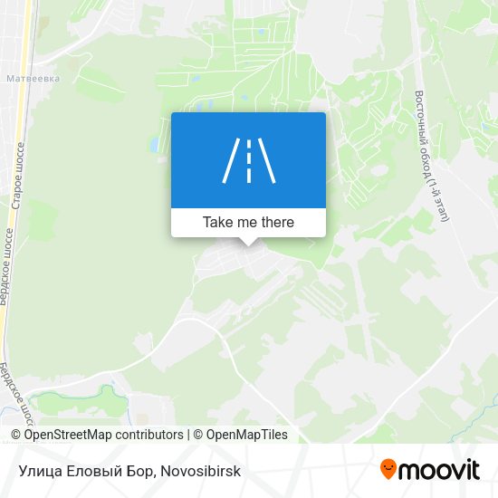 Улица Еловый Бор map