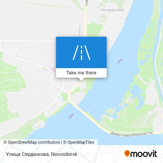 Улица Сердюкова map