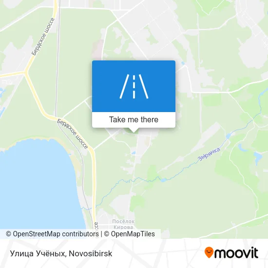 Улица Учёных map