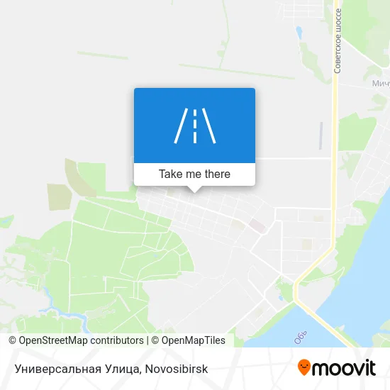 Универсальная Улица map