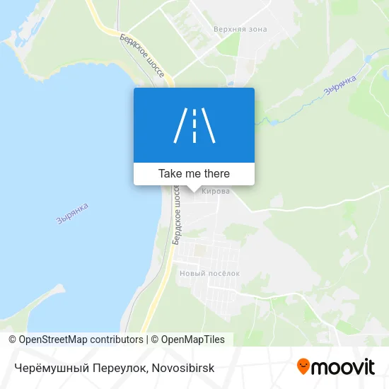 Черёмушный Переулок map