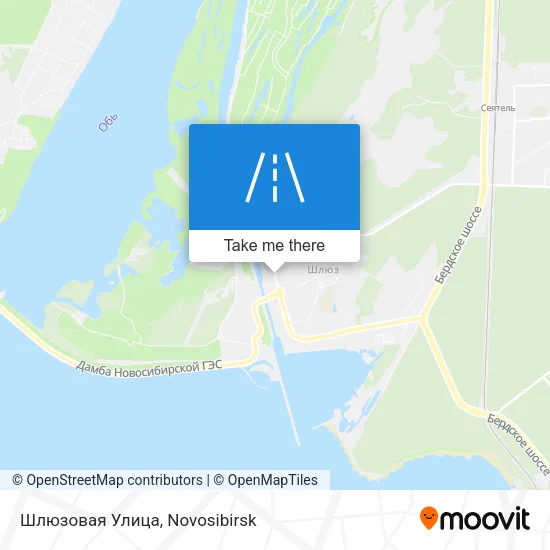 Шлюзовая Улица map