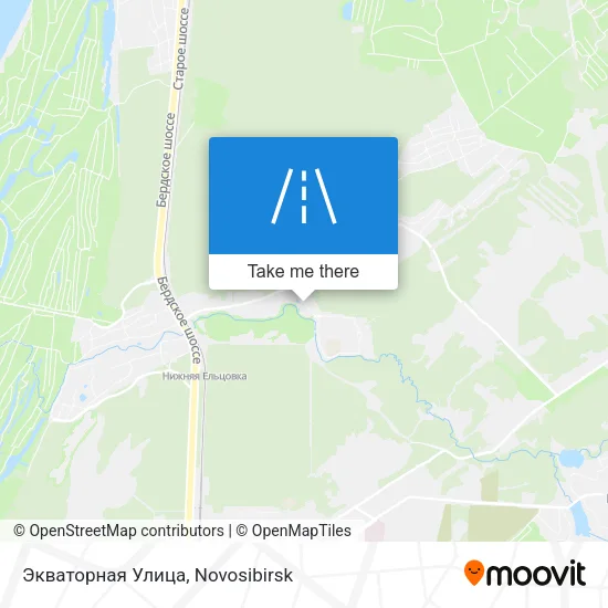 Экваторная Улица map