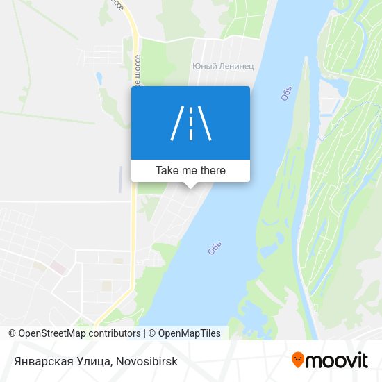 Январская Улица map