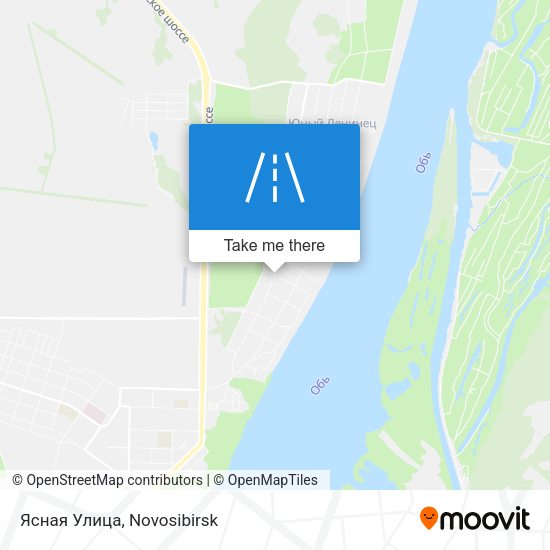 Ясная Улица map