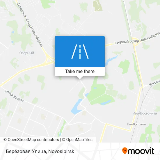 Берёзовая Улица map