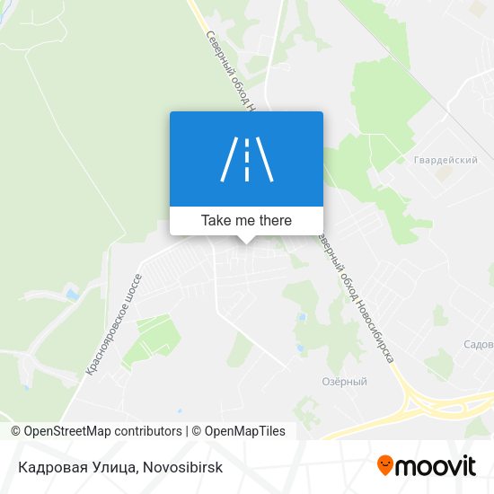 Кадровая Улица map