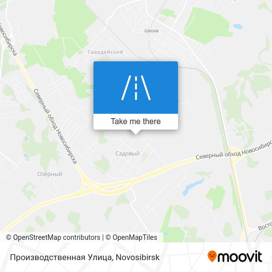 Производственная Улица map