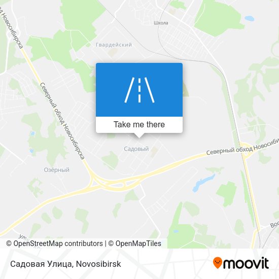 Садовая Улица map