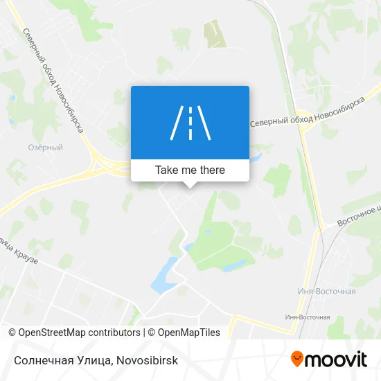 Солнечная Улица map