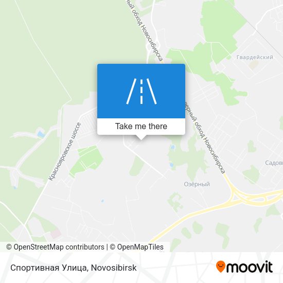 Спортивная Улица map