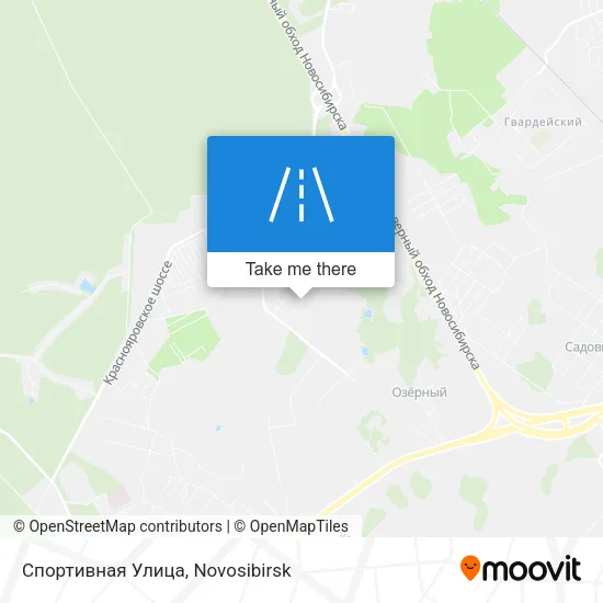 Спортивная Улица map