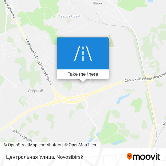Центральная Улица map