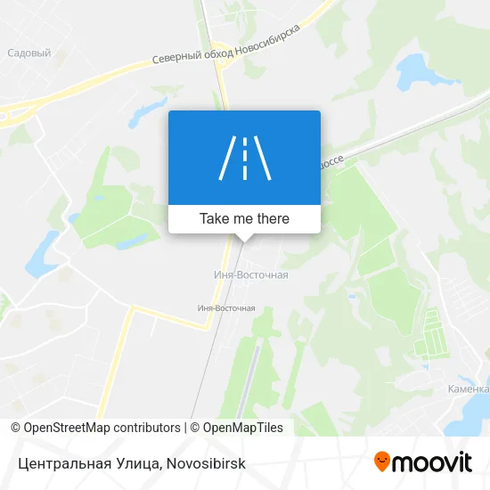 Центральная Улица map