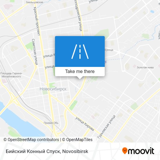 Бийский Конный Спуск map