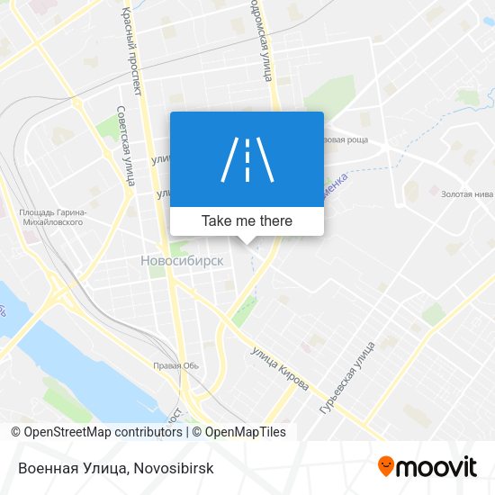 Военная Улица map
