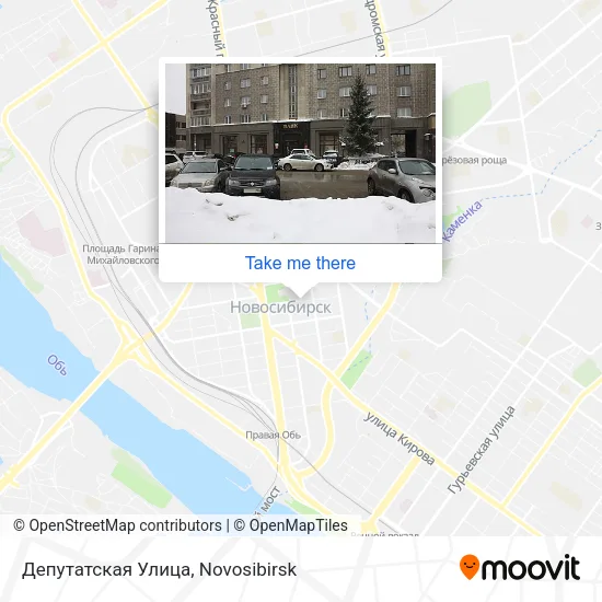 Депутатская Улица map
