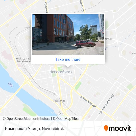 Каменская Улица map