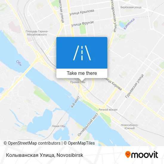 Колыванская Улица map