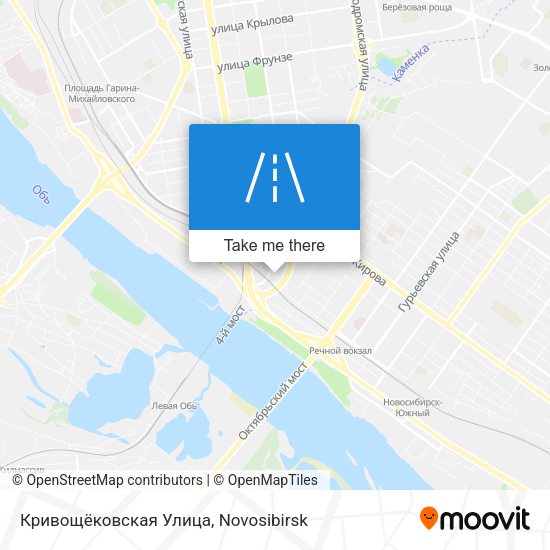 Кривощёковская Улица map