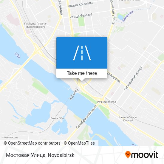 Мостовая Улица map