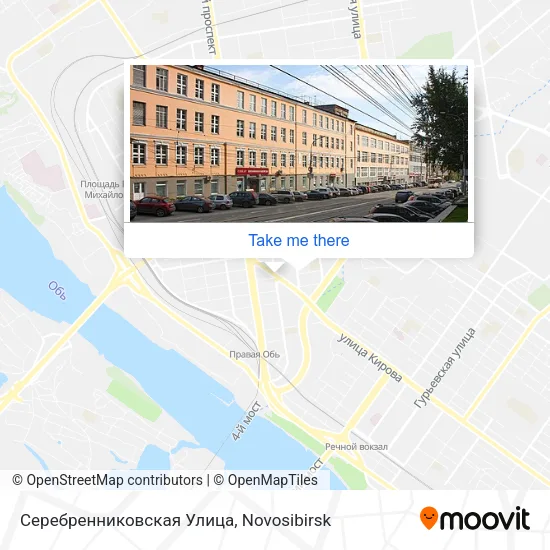 Серебренниковская Улица map
