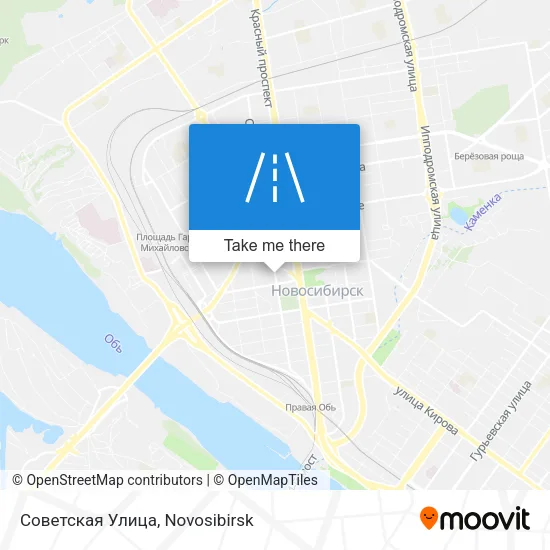Советская Улица map