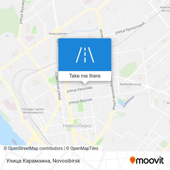 Улица Карамзина map