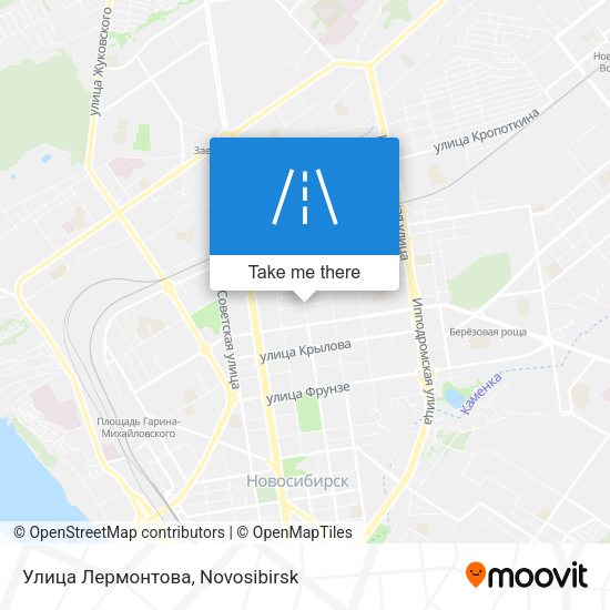 Улица Лермонтова map
