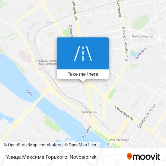 Улица Максима Горького map