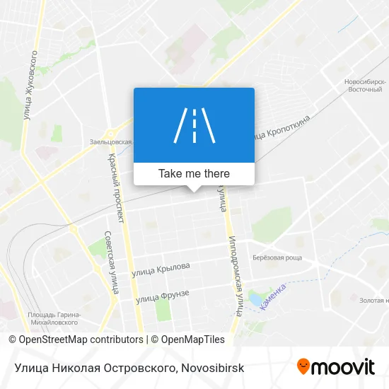 Улица Николая Островского map