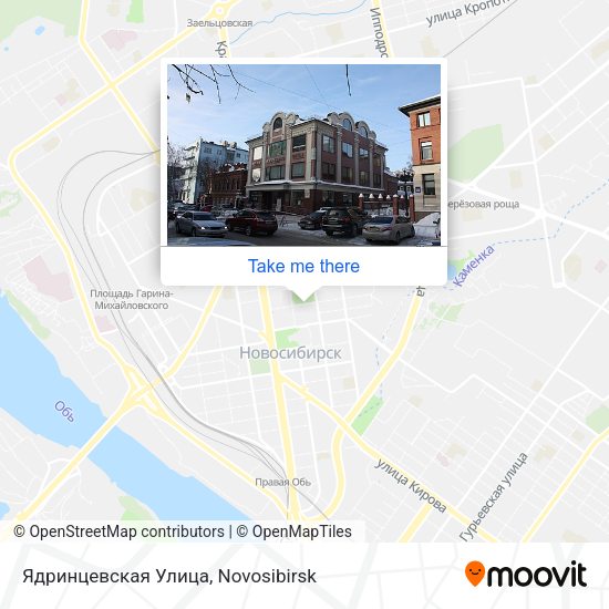 Ядринцевская Улица map