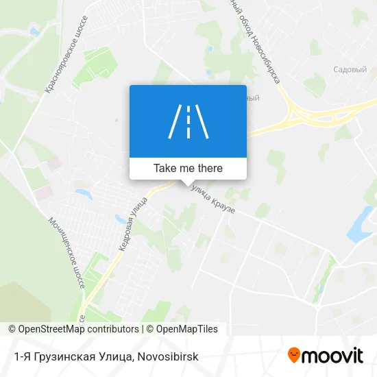 1-Я Грузинская Улица map