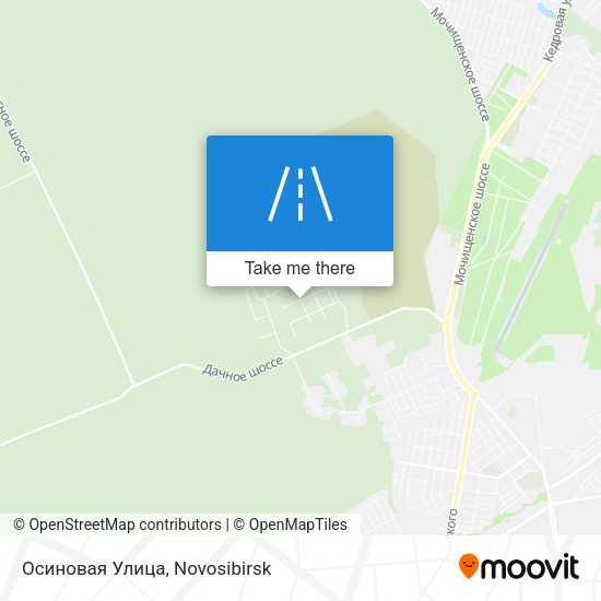 Осиновая Улица map