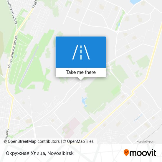 Окружная Улица map