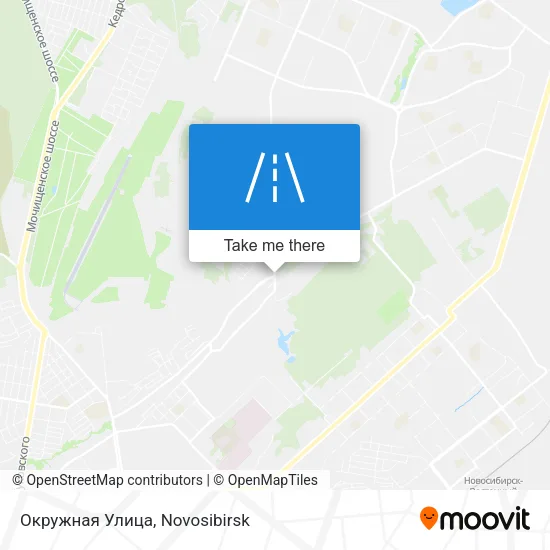 Окружная Улица map